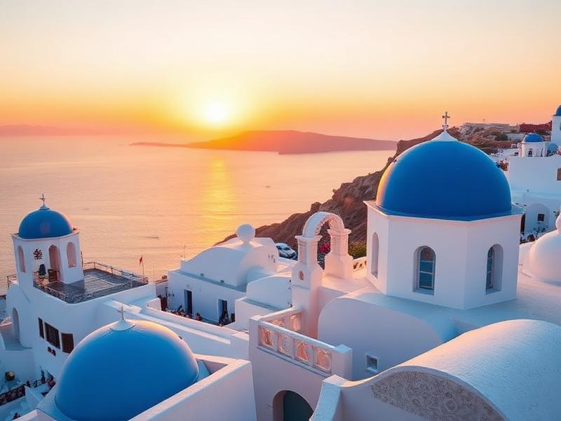 Santorini Sunsets in Greece
